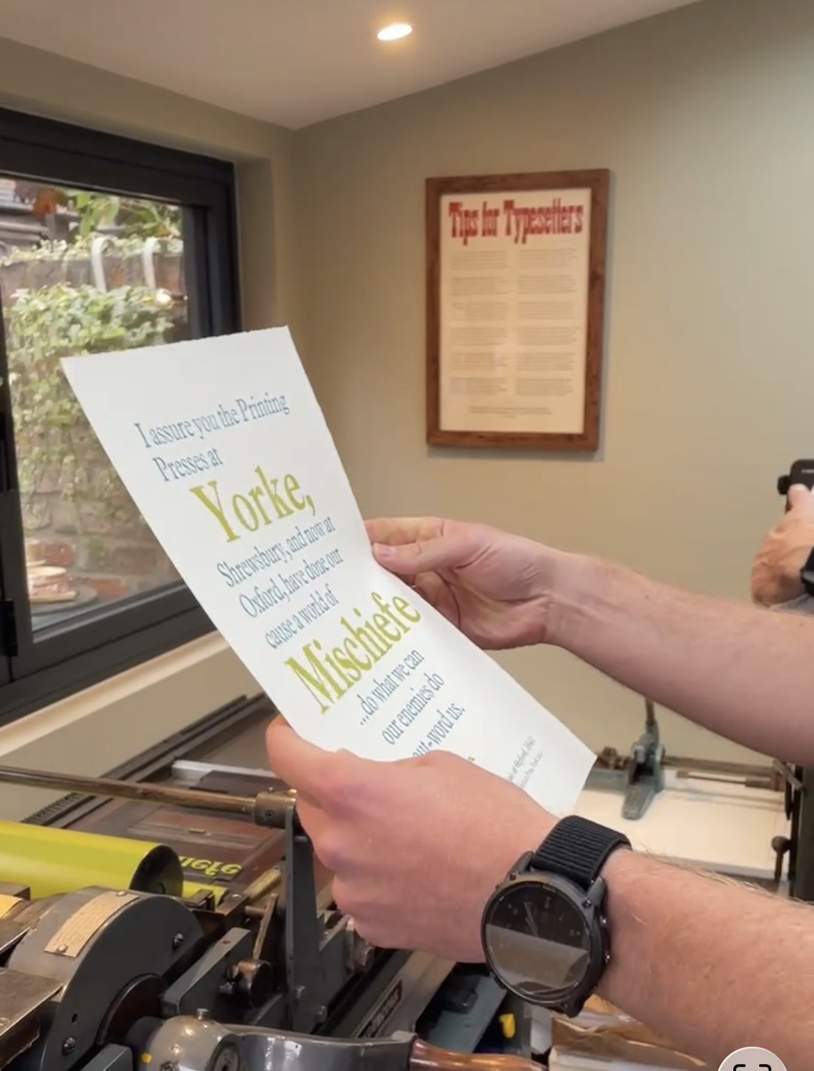 Proofing a Broadside