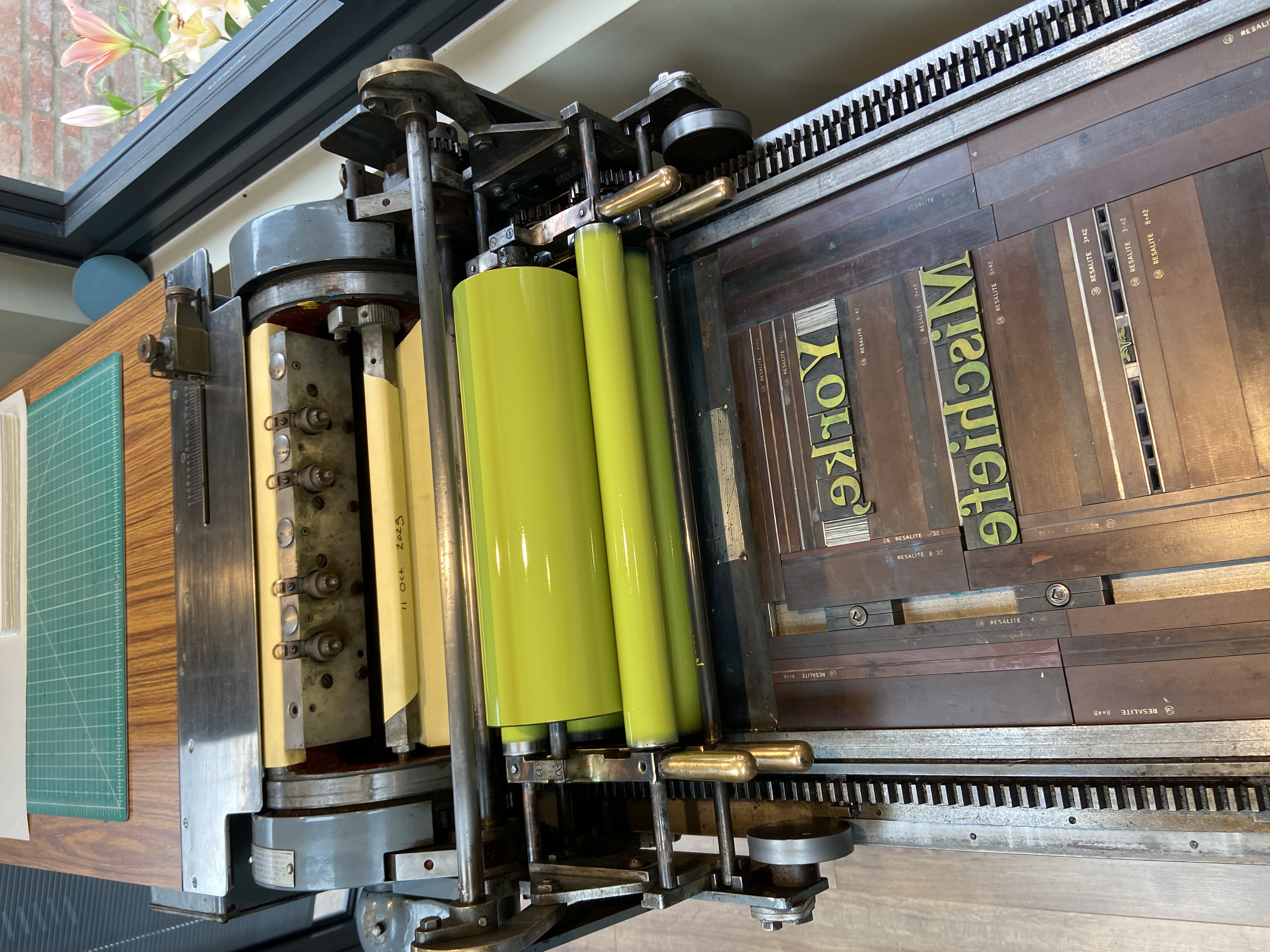 York Mischiefe Broadside on Press